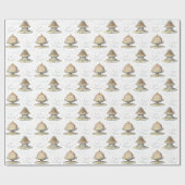  Fransen laten ze de bruiloft van de dag opeten Cadeaupapier (Vlak)