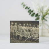  Fransen, soldaten uit de Eerste Wereldoorlog Briefkaart (Staand voorkant)
