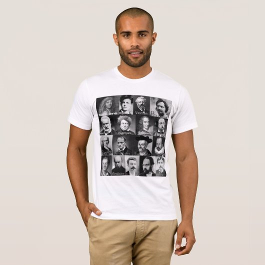 Fransen van brieven t-shirt (Voorkant volledig)