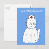 Fransen worden snel beter Bon Rétablissement Briefkaart (Voorkant / Achterkant)