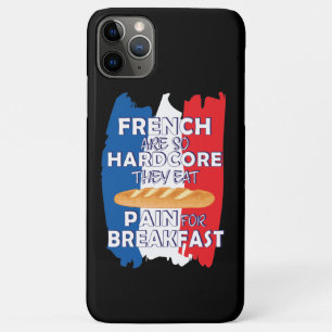 Fransen zijn zo hardcore dat ze pijn eten voor ont Case-Mate iPhone case