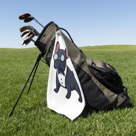 Fransje de heren golfhanddoek (Groen)