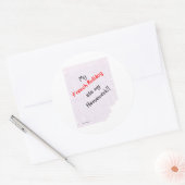 Fransman at mijn huiswerk - Sticker (Envelop)