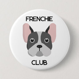 Fransman Franse Bulldog Hondenliefhebbers Moeder V Ronde Button 7,6 Cm