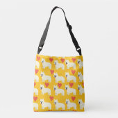 Fransman liefhebber crossbody tas (Achterkant)