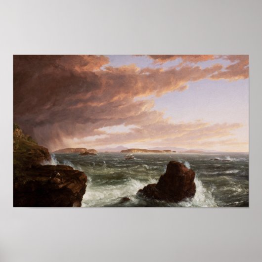 Fransman's Bay, Mount Desert - Thomas Cole Poster (Voorkant)