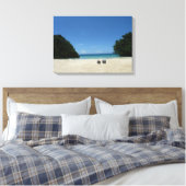 Fransman's Cove Beach Jamaica Fotobehang Canvas Afdruk (Insitu (Slaapkamer))