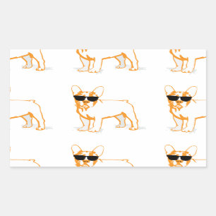 Fransoos Howlelu Rechthoekige Sticker