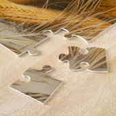 Fransoos in zomerse strandhoed legpuzzel (Zijkant)