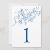 Frans's Point Maine Kaart Tafelnummers (Voorkant)