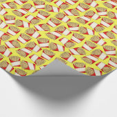 Franstalig frituurpapier cadeaupapier (Hoek)