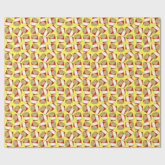 Franstalig frituurpapier cadeaupapier (Vlak)