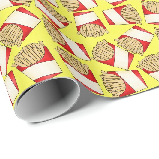 Franstalig frituurpapier cadeaupapier (Rol Hoek)