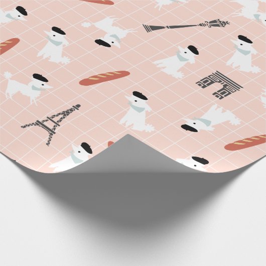 Franstalig oppakpapier cadeaupapier (Hoek)