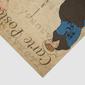 Franstalige carte Postale Elegant Woman Tissuepapier (Detail)