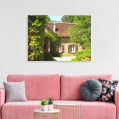 Franstalige farmhouse en Gite Canvas Print (Insitu (Woonkamer))