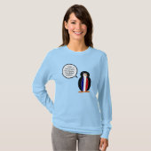 Franstalige mevrouw Penguin gepersonaliseerd T-shirt (Voorkant volledig)