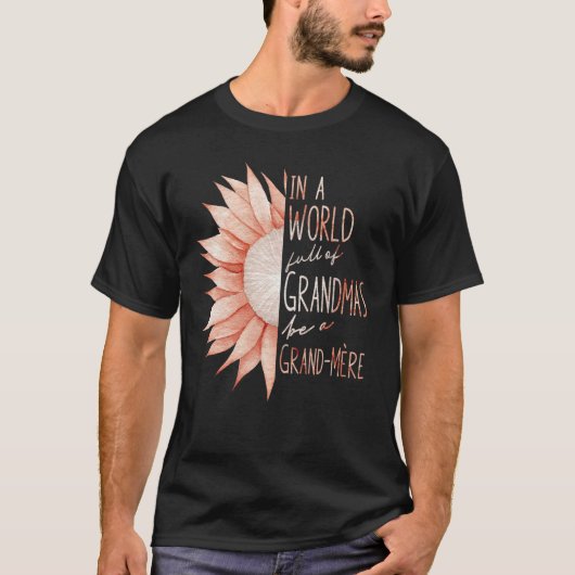Franstalige oma - Grand-Mere T-shirt (Voorkant)