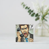 "Frantic Call" Contactkaartje (Staand voorkant)