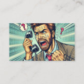 Frantic Call" Contactkaartje (Voorkant)