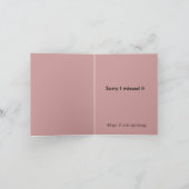 Frantic Frog Verlate Verjaardag Kaart (Binnen)