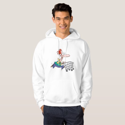 Frantic Shopper Hoodie (Voorkant volledig)