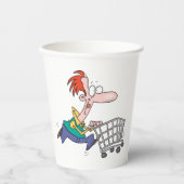 Frantic Shopper Papieren Bekers (Voorkant)