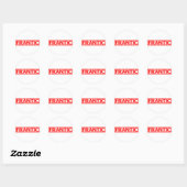Frantic Stamp Ronde Sticker (Vel)
