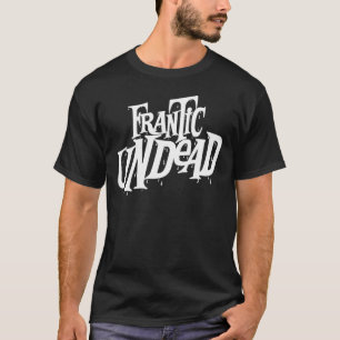 "Frantic Undood" White Logo Black T-Shirt