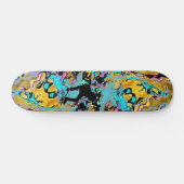 frantische neon skateboard (Horizontaal)