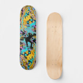 frantische neon skateboard (Voorkant)