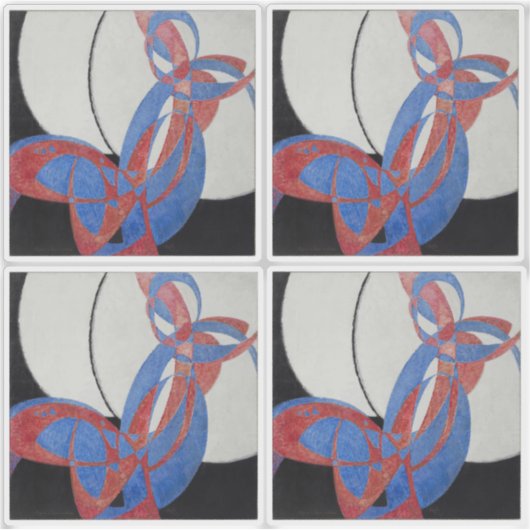 František Kupka, Amorpha Fugue, Abstracte kunst Sticker (Voorkant)