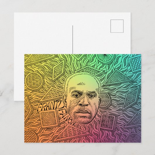 Frantz Fanon Briefkaart (Voorkant / Achterkant)