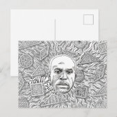 Frantz Fanon Briefkaart (Voorkant / Achterkant)