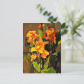 Franz Bischoff - Canna Lilies Briefkaart (Staand voorkant)