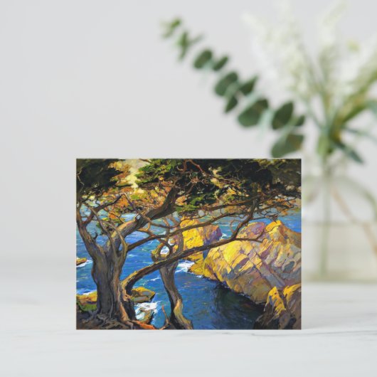Franz Bischoff - Cleft-Born Trees, Monterey Briefkaart (Staand voorkant)