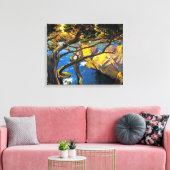 Franz Bischoff - Cleft-Born Trees, Monterey Canvas Afdruk (Insitu (Woonkamer))