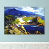 Franz Bischoff - Cypress Green Canvas Afdruk (Insitu (Houten vloer))