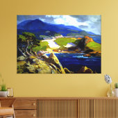 Franz Bischoff - Cypress Green Canvas Afdruk (Insitu (Woonkamer))