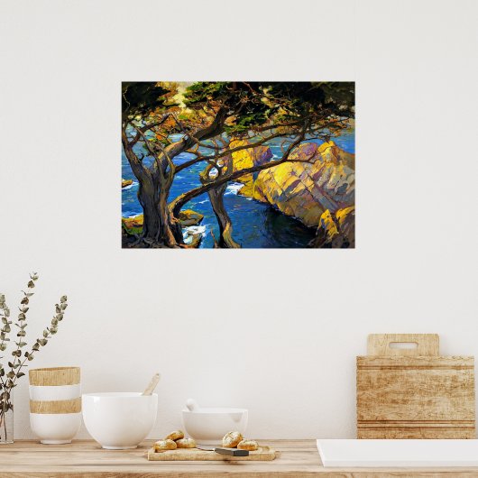 Franz Bischoff - Gespleten geboortebomen, Monterey Poster (Keuken)