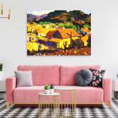 Franz Bischoff - namiddag Idyl, Cambria Canvas Afdruk (Insitu (Woonkamer))