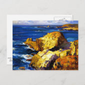 Franz Bischoff - Rocks langs de kust Briefkaart (Voorkant / Achterkant)