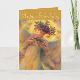 Franz Dvorak Angel of Birds CC0430 Birthday Kaart