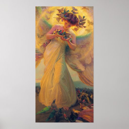 Franz Dvorak Angel of Birds CC0431 Poster (Voorkant)