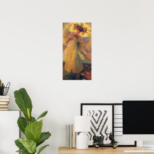 Franz Dvorak Angel of Birds CC0431 Poster (Thuiskantoor)