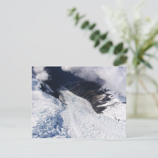 Franz Josef Glacier Aerial Uitzicht, Nieuw-Zeeland Briefkaart (Staand voorkant)