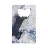 Franz Josef Glacier Aerial Uitzicht, Nieuw-Zeeland Creditkaart Flessenopener (Voorkant)