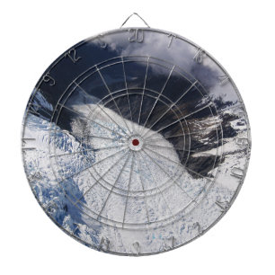 Franz Josef Glacier Aerial Uitzicht, Nieuw-Zeeland Dartbord