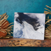 Franz Josef Glacier Aerial Uitzicht, Nieuw-Zeeland Fotoplaat (Zijkant)