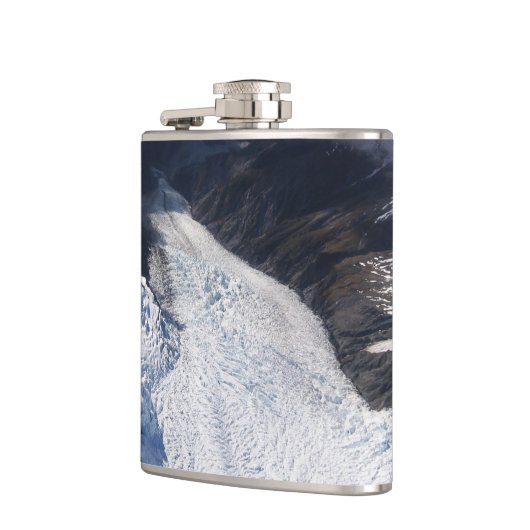 Franz Josef Glacier Aerial Uitzicht, Nieuw-Zeeland Heupfles (Links)